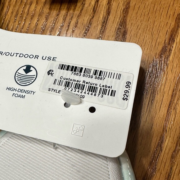 CHARTER CLUB Quilted Gingham Slippers Size Medium 7 8 - Picture 5 of 6